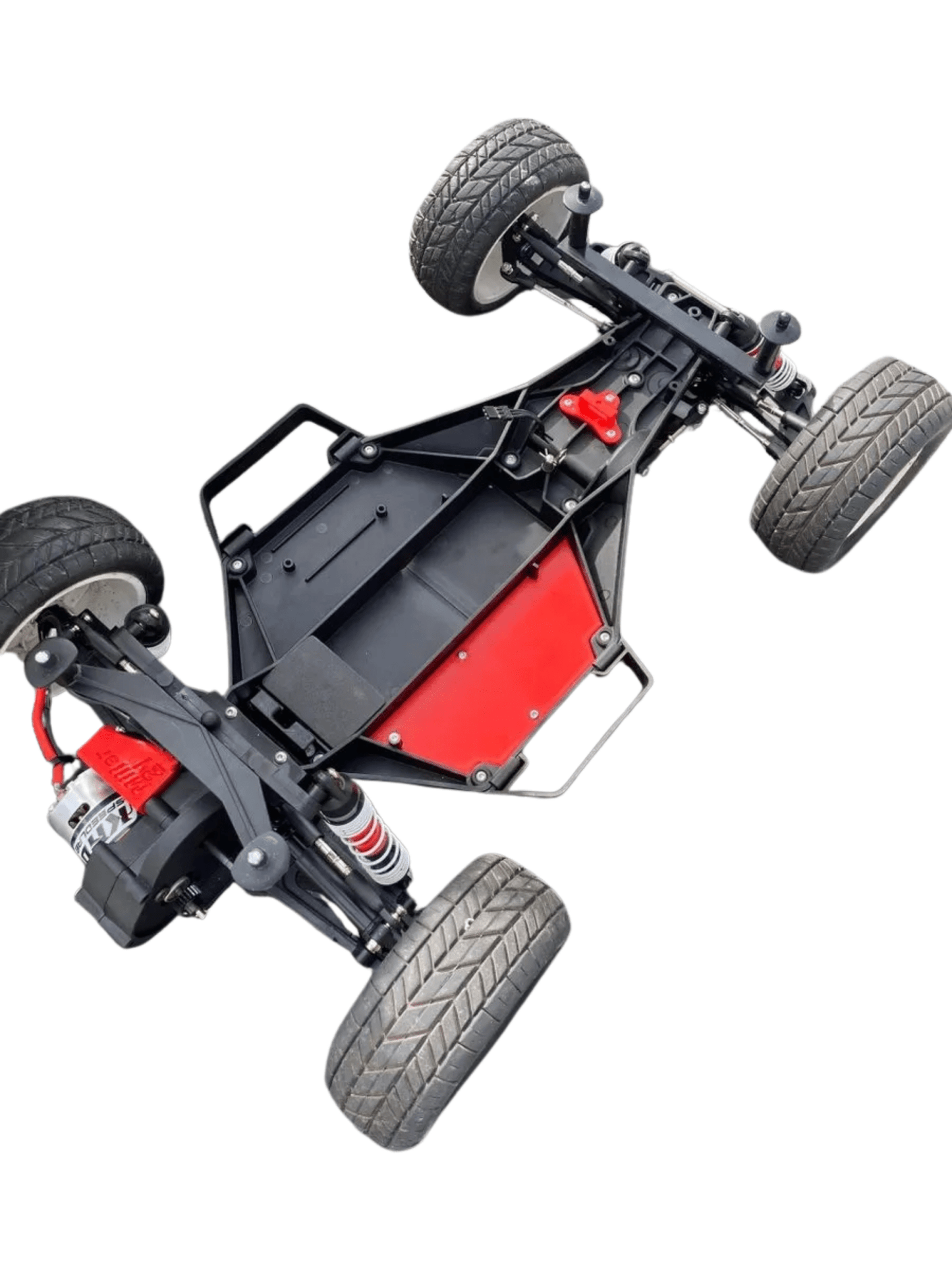 2wd Traxxas Slash: Right Side LCG Extended Chassis Plate - Miller Racing Products