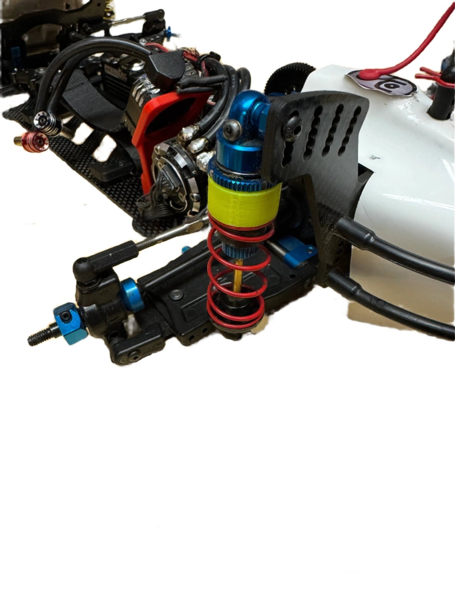 Custom Works/Associated: 10mm Big Bore Spring Spacers - Miller Racing Products