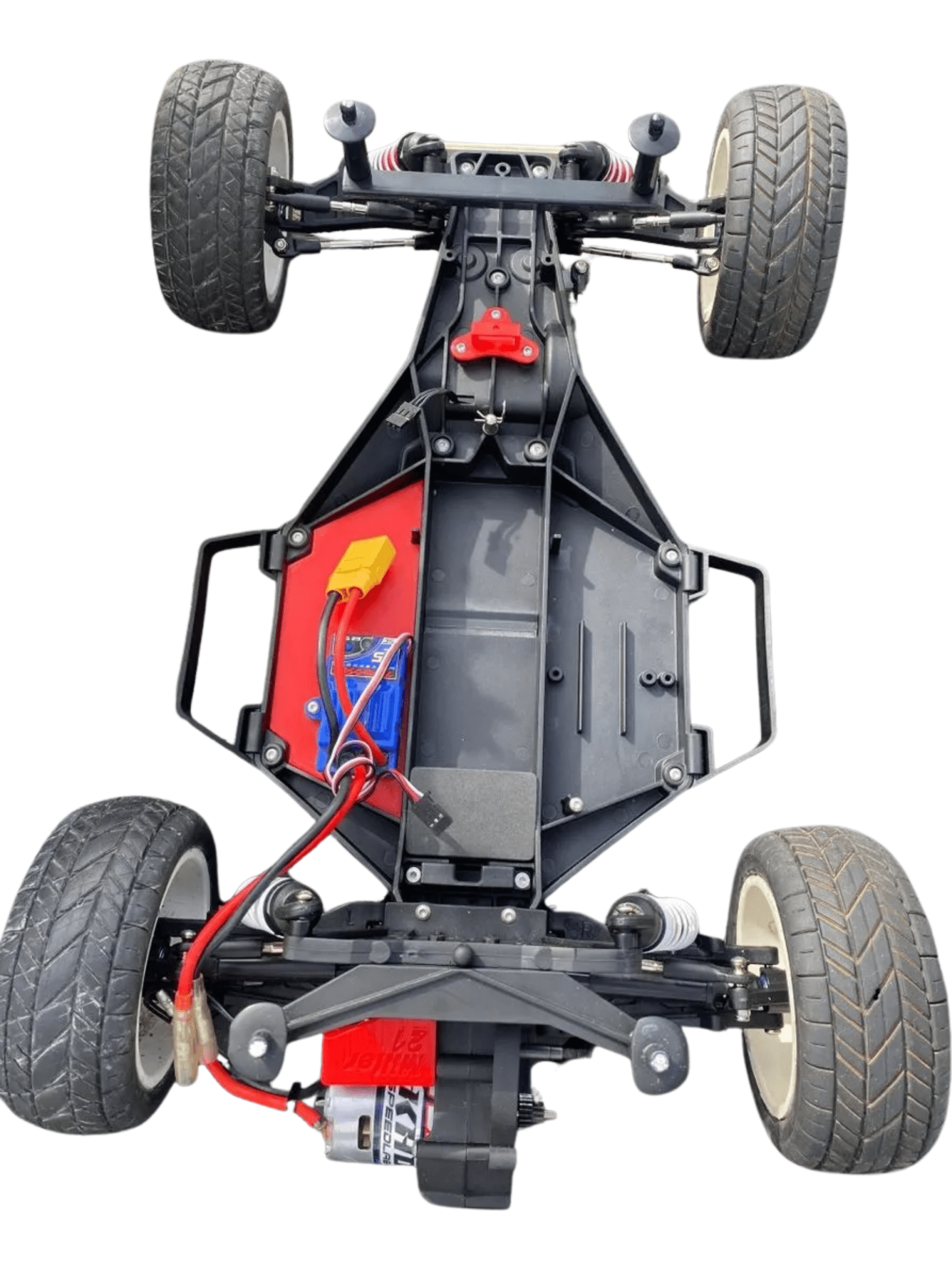 2wd Traxxas Slash: Left Side LCG Extended Chassis Plate - Miller Racing Products