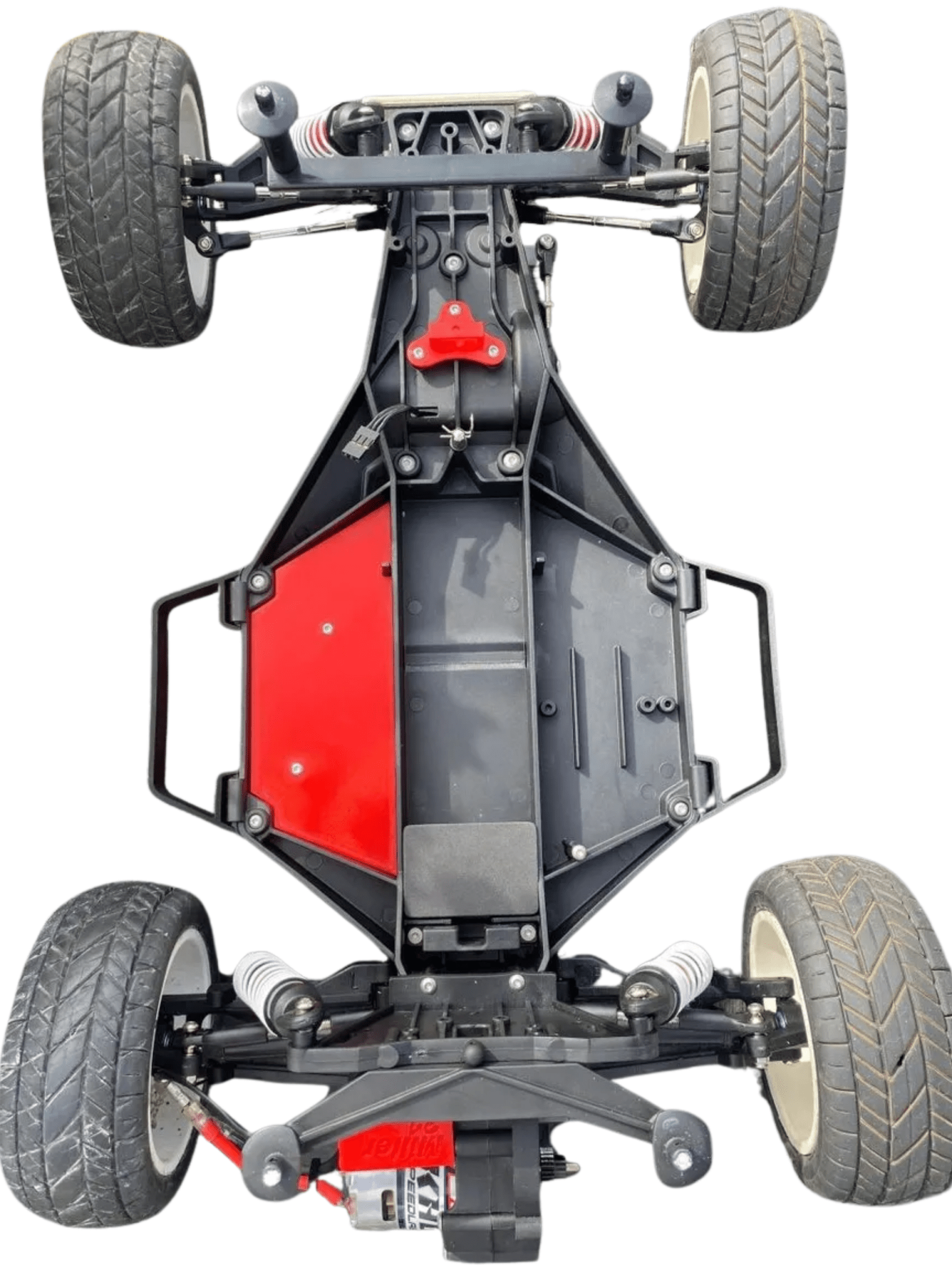 2wd Traxxas Slash: Left Side LCG Extended Chassis Plate - Miller Racing Products