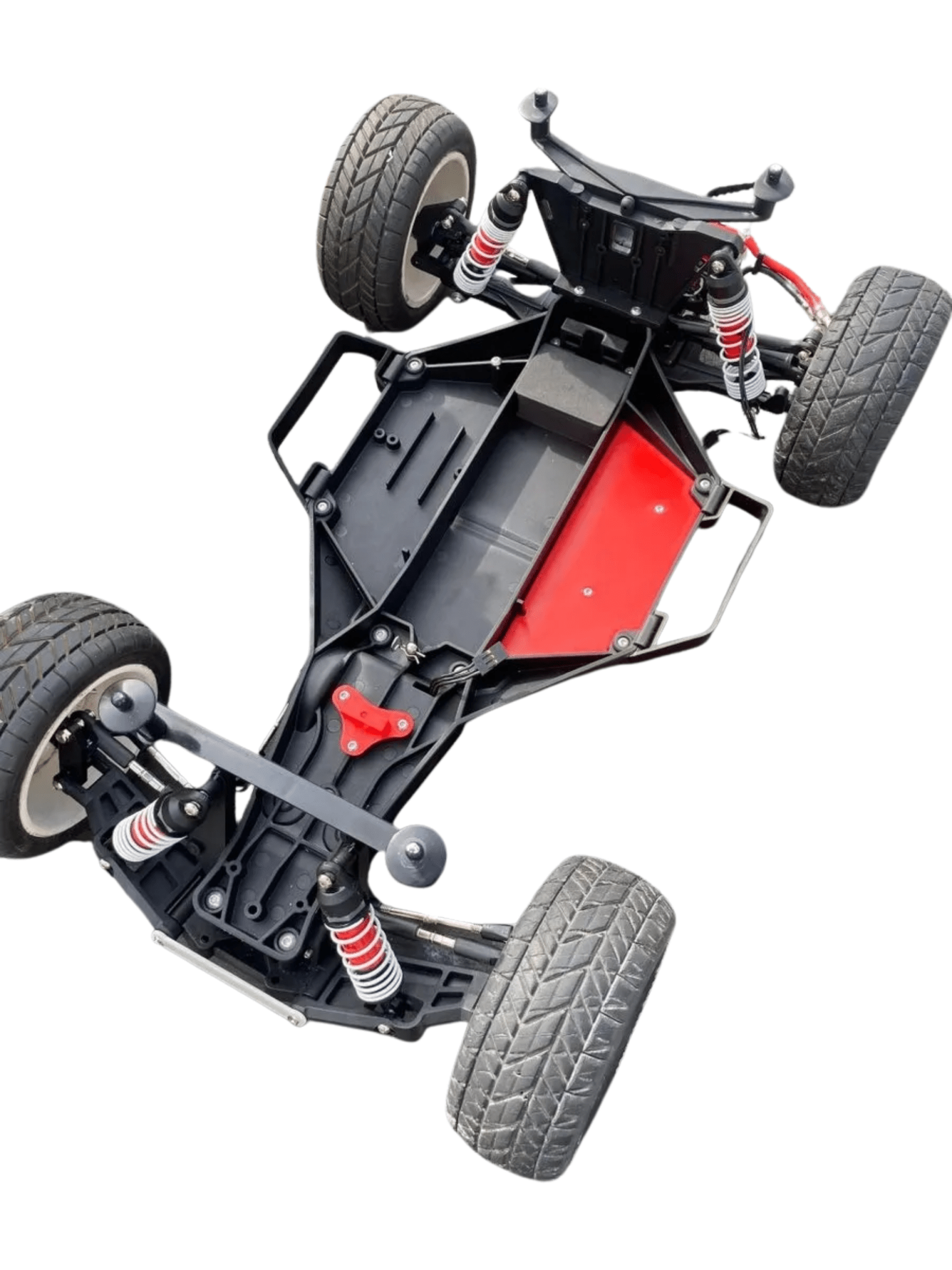 2wd Traxxas Slash: Left Side LCG Extended Chassis Plate - Miller Racing Products