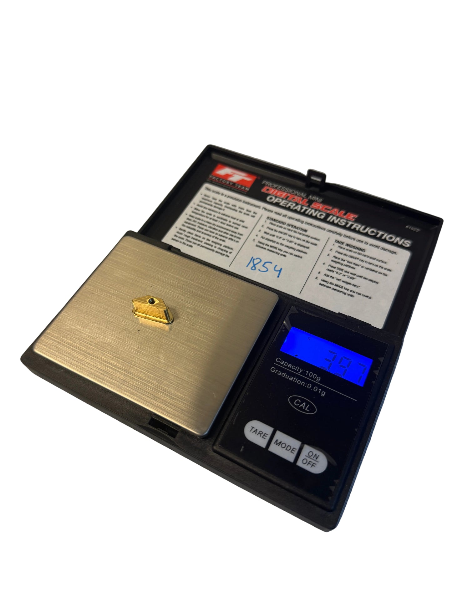 Custom Works Wide Front Arm: Brass Weights